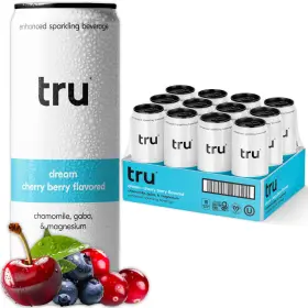 Inc. 313051953936 Dream Seltzer Calming Drinks With Magnesium Gaba And Chamomile Tart Cherr
