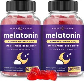Inc. 313054761705 2-pack Melatonin Gummies For Adults Extra Strength Sleep Aid Vitamins Or