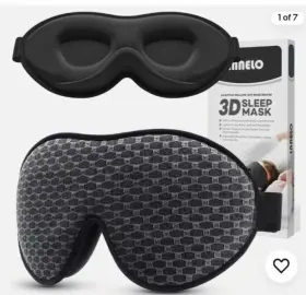 Innelo 825665255431 Sleep Mask Eye For Sleeping Women Men 3d Contoured Cup Side