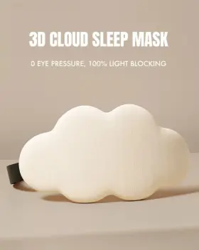 Inspecial Home 731055230226 3d Contoured Puffy Cute Could Sleep Eye Mask - Ultra Lightproof And Comfortable