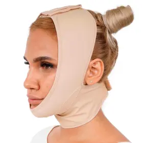 Invera 600173286692 Chin Compression Garment After Liposuction Large Pack Of 1 Beige