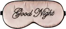 B07rr2ymfk Ivyrise Silk Sleep Eye Mask For Women And Men Soft Ladies Ultra Flesh Pink Goodnight