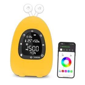 De-n02 Jamyok Sunrise Alarm Clock Wake Up Light White Noise Sound Machine With 20 Soothing