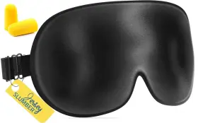 B014vyd7nw Jersey Slumber 100% Silk Sleep Mask For A Full Nights Comfortable And Super Soft Eye Mas