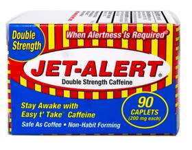 Jet-alert B00k54kolq Double Strength Alertness Aid Caplets 200mg 90 Count Value Pack X12