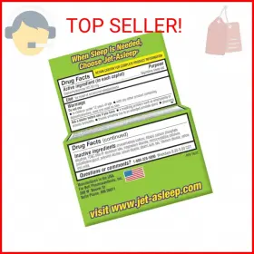 Jet-asleep 313109780705 Double Strength Nighttime Sleep-aid 100 Count