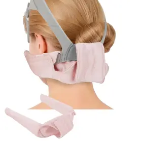 2024613 Jfhnmlw Satin Cpap Neck Pad Headgear Strap Covers Cushions Pink