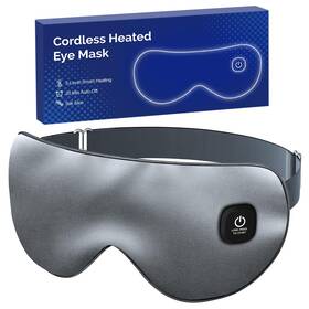 Jiasheng 102050 Cordless Heated Eye Mask For Dry Eyes Blocking Light Warm Compress Rechargea