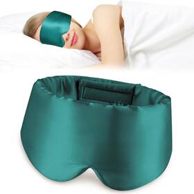 Jillyeor Go-9hq1-9eew Silk Sleep Mask For Women And Man Mulberry 1 Count Pack Of Green