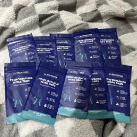 B0fgbf68qyy Jl Breathen Sleep Solutions Lot Of 10 Packs - Performance Nose Tabs 60ct 30-day In Each Pack