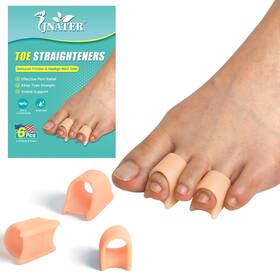 Jnater C105 Hammer Toe Straightener - 6 Pcs Corrector Multi-size Beige