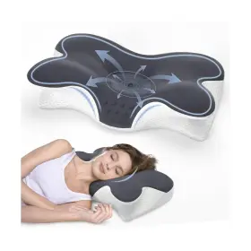 Bbshs-013 Jpoht Cervical Neck Pillow For Pain Relief Side Sleeper S... Fast Ship