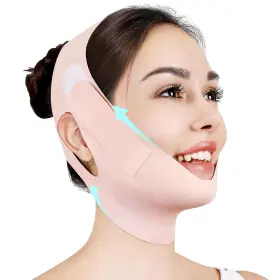 Juskaa 792580521654 Chin Strap For Sleeping Adjustable Jaw Jawline Shaper V Line Li