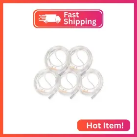 Oc-16s-07-ped-5 Jwyn 5pk 7ft Pediatric Kids Oxygen Nasal Cannula Salter Style Trumpet Connecto