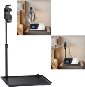 Kaedley 768795969246 Cpap Protector Mat And Hose Holder - Bedside Organizer With Retractable