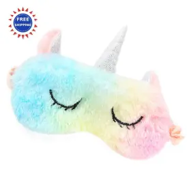 Kaus-717 Kanoa Cute Animal Sleeping Sleep Mask Soft Plush Blindfold Rabbit Panda Koala Cover