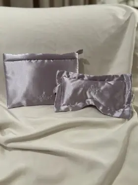 Kssu25emp Kate Spade New York Pale Amethyst Eye Mask And Pouch Set