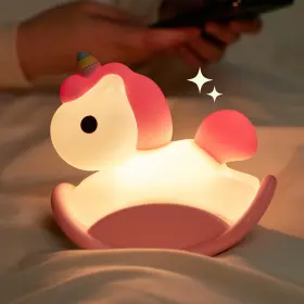 Kathluce 740727313136 Unicorns Night Light For Kids Cute Lights Girls Pink Room