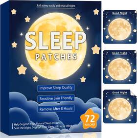 Kensem 445007378340 72 Sleep Patches For Adults Extra Strength Natural Patch With Valerian &