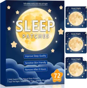 Kensem 445007378340 72 Sleep Patches For Adults Extra Strength Natural Patch With Valerian &