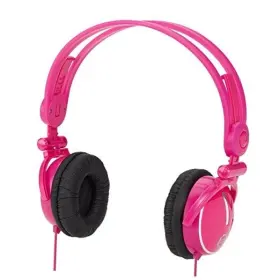 Ch116ap02 Kidz Gear Fold-flat Travel Headphones - Pink