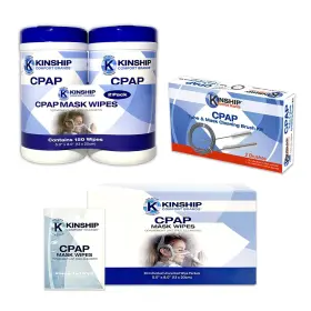 Kinship Comfort Brands 812363032211 Cpap Cleaning 150 Count Of 2-75 Canisters Unscented And 1