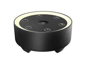 Kipcush 758617928650 21 High-fidelity Non-looping Sounds Portable White Noise Machine Black