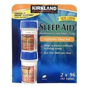 Kirkland 096619267354 Signature Sleep Aid Doxylamine Succinate 25 Mg 2 Pack 192