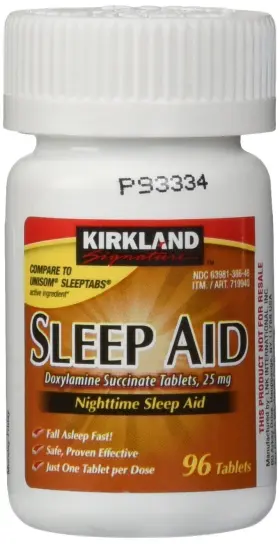 Kirkland 844208041492 Signature Nighttime Sleep Aid 25mg - 96 Tablets