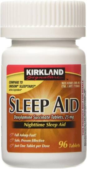 Kirkland Bhbusazin027042 Signature Nighttime Sleep Aid 25mg - 96 Tablets