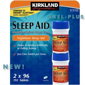 545648 Kirkland Signature Nighttime Sleep Aid 192 Tablets 2 Bottles