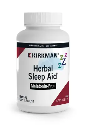 Kirkman 812325024575 Herbal Sleep Aid - 60 Capsules