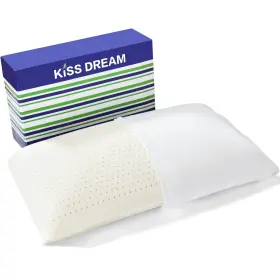 Kiss Dream 609755033051 100% Talalay Latex Pillow Bed For Sleeping Extra Soft Natural S