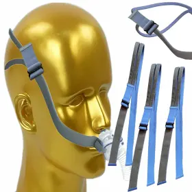 Kissroller 059116172168 Upgrade 3pcs P10 Adjustable Headgear Strap Airfit Compatib