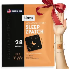 Klova 655364589038 Melatonin-free Sleep Patches For Adults Natural 28 Count Pack Of 1