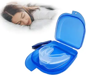 Hjv-fg5 Kmiimet Anti-snoring Mouth Guard Mouthpiece Snoring Solution Reusable Mou