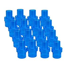 O0-bbx9-9coe Kokowill Pack Of 100 Blue Cpr Training Valves For - Individually Wrapped
