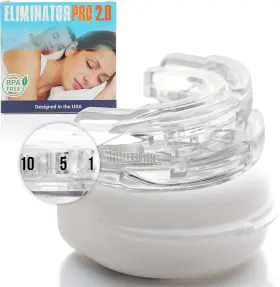 Koncept Innovators Ss 1pc Eliminator Pro 2.0 - Nighttime Dental Mouthguard Bite Nightguard For Sleep To