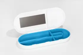 08600057650 Kontainer Smilekontainer Slimline Retainer Case Compact Dental Travel For Aligner