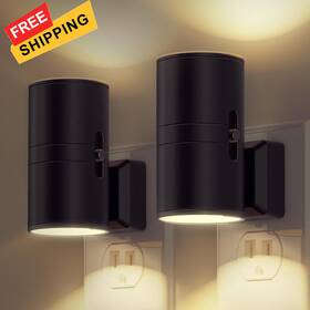 L Lohas Led A-gy-063-02-us-2 Night Light Plug In Modern Pack De 2 3000k-soft White