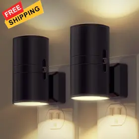 A-gy-063-02-us-2 L Lohas Led Night Light Plug In Modern Pack De 2 3000k-soft White