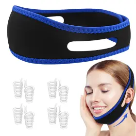 Laueob 748661978084 Chin Strap For Sleeping Airflow Jaw Sleep Apnea C