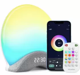 Lv-wny2-bt Laview Smart White Noise Machine App Control Sleep Sound Night Light