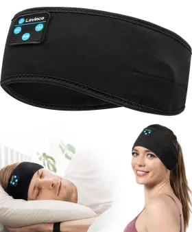 Lah001 Lavince Sleep Headphones - Bluetooth Headband For Side Sleepers Elastic Music Sleepi