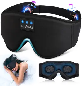 Lc-dolida 294019374007 Sleep Headphones 3d Mask Bluetooth Wireless Music Eye Sleeping H