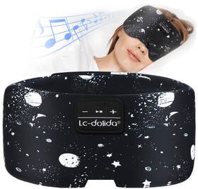 Lc-dolida Da-ph4k-o953 Lcdolida Sleep Mask With Bluetooth Headphones Extra Large Silk Eye For