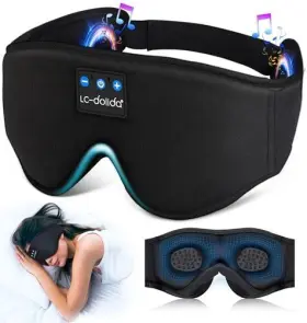 Lc002 Lc-dolida Sleep Headphones 3d Mask Bluetooth Wireless Music Eye