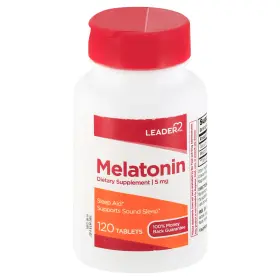 735445 Leader Melatonin Sleep Support Tablets Sound 5 Mg 120