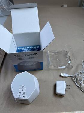 Lectrofan Asm1002-ww Evo White Noise Machine Small Sound With Adapter Asti