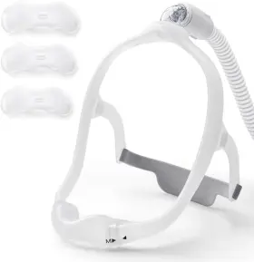 Leejem 711181706260 Upgrade Nasal Frame For Respironics Dreamwear With Headgear And 3 Pillows